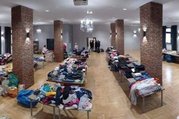 Rusza centralny magazyn pomocy dla uchodźców przebywających na terenie gminy Godów