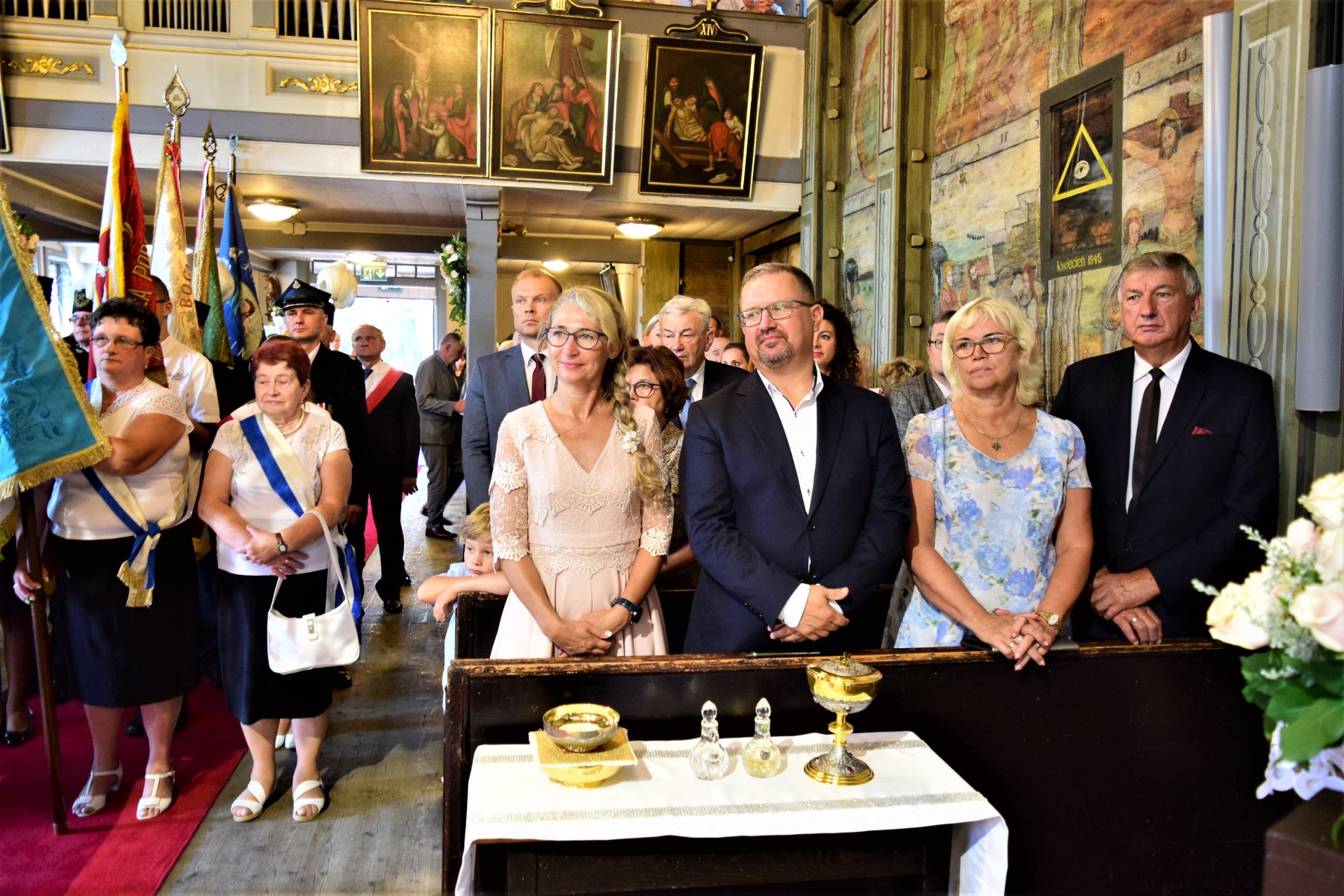 W mszy św. dziękczynnej uczestniczyli przedstawiciele Gminy Godów i Powiatu wodzisławskiego